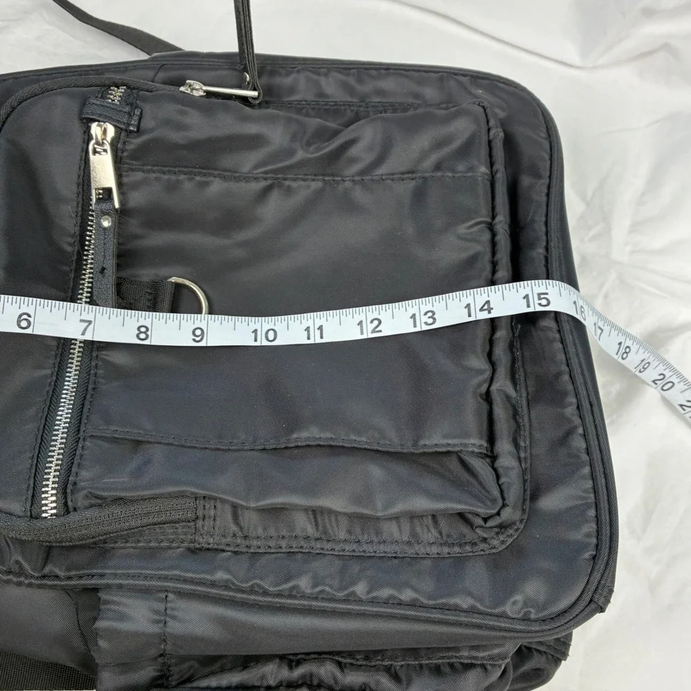 Eastsport Limited Black Nylon Backpack Minimalist Commuter School Bag 15in